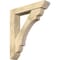 Ekena Millwork Olympic Slat Rough Sawn Bracket w/ Offset Brace, Douglas Fir, 6"W x 30"D x 34"H BKT0604X30X34OLY06RDF - alternate 1